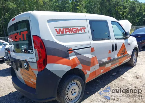 2020 Ram Promaster City Tradesman z USA, uszkodzony, nr VIN ZFBHRFAB7L6R88412